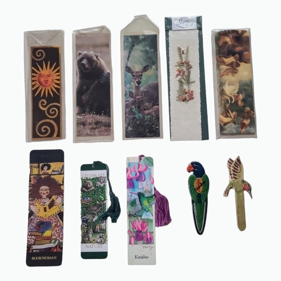 Vintage Bookmarks Set of 10 - Picture 1 of 6